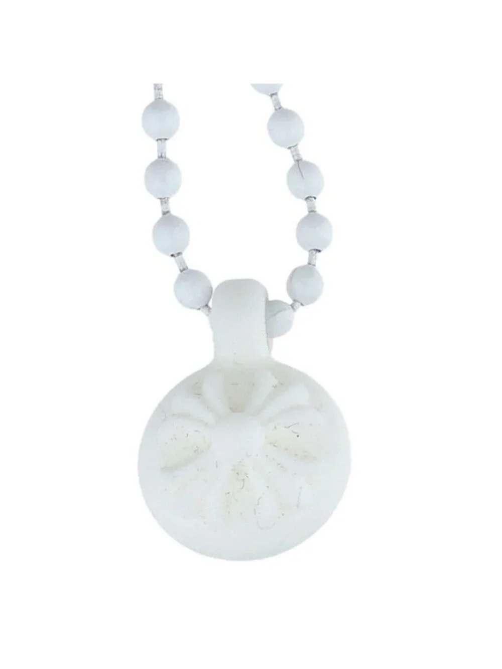 Chrome Hearts Rubber Ball Cross Necklace